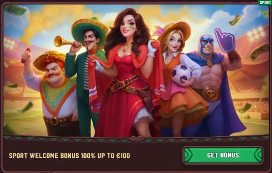 Sports welcome bonus 5Gringos Casino