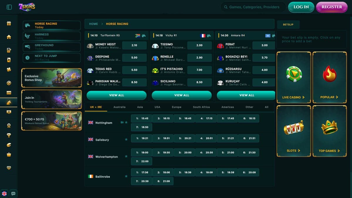 Horse racing 7Signs Casino