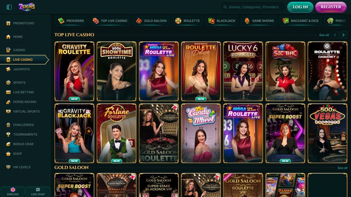 Live 7Signs Casino
