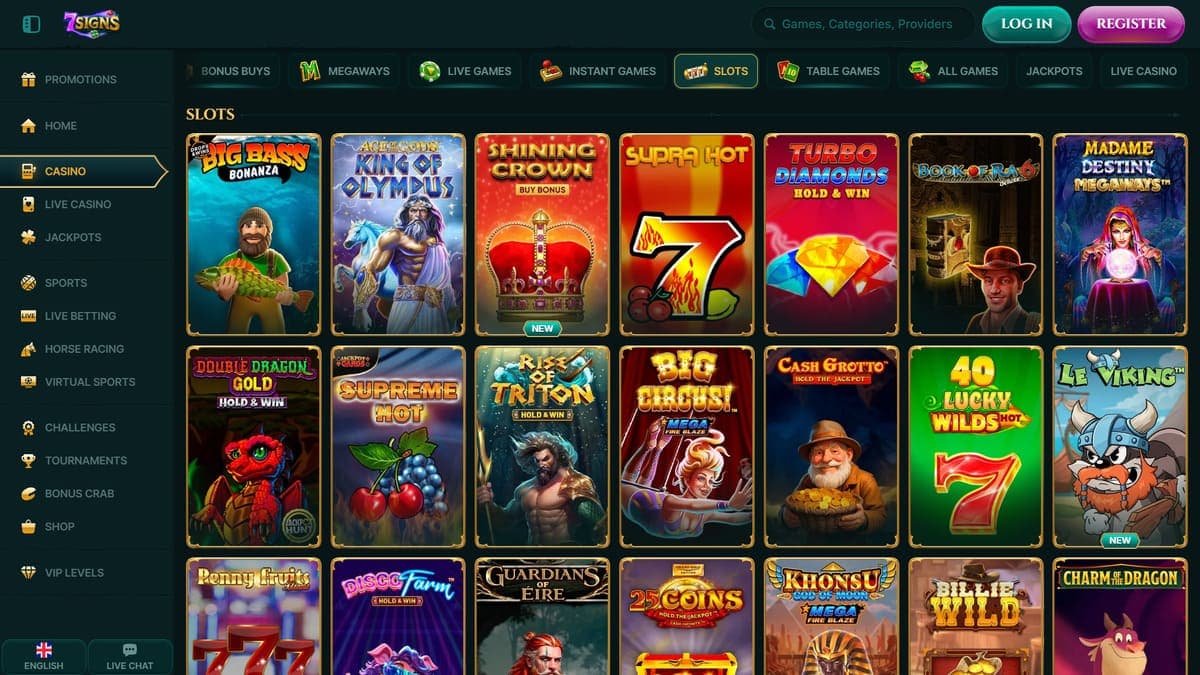 Slot machines 7Signs Casino
