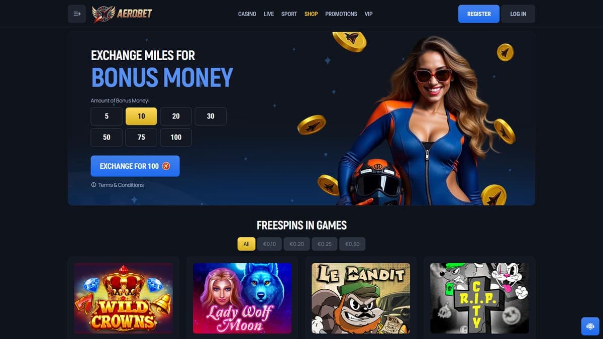 Shop Aerobet Casino