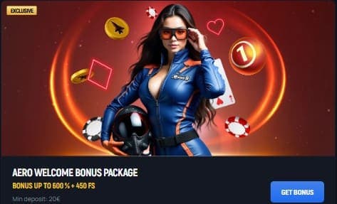 Welcome Bonus Aerobet Casino