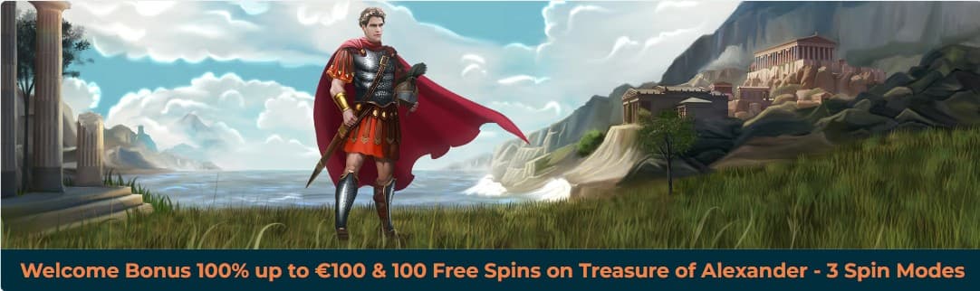 Welcome bonus Alexander Casino