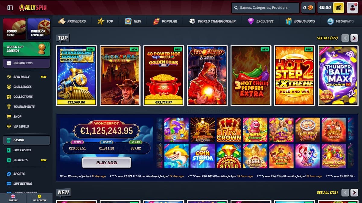 Top Casino AllySpin Casino