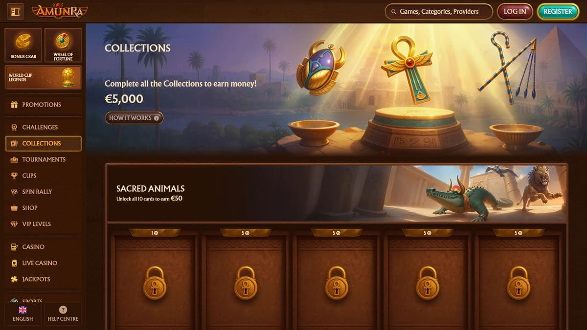 Collections AmunRa Casino
