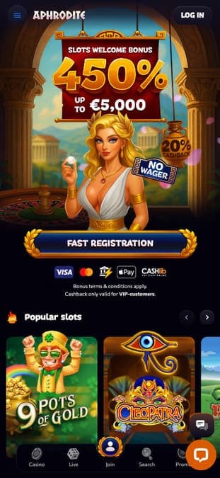 Aphrodite casino mobile