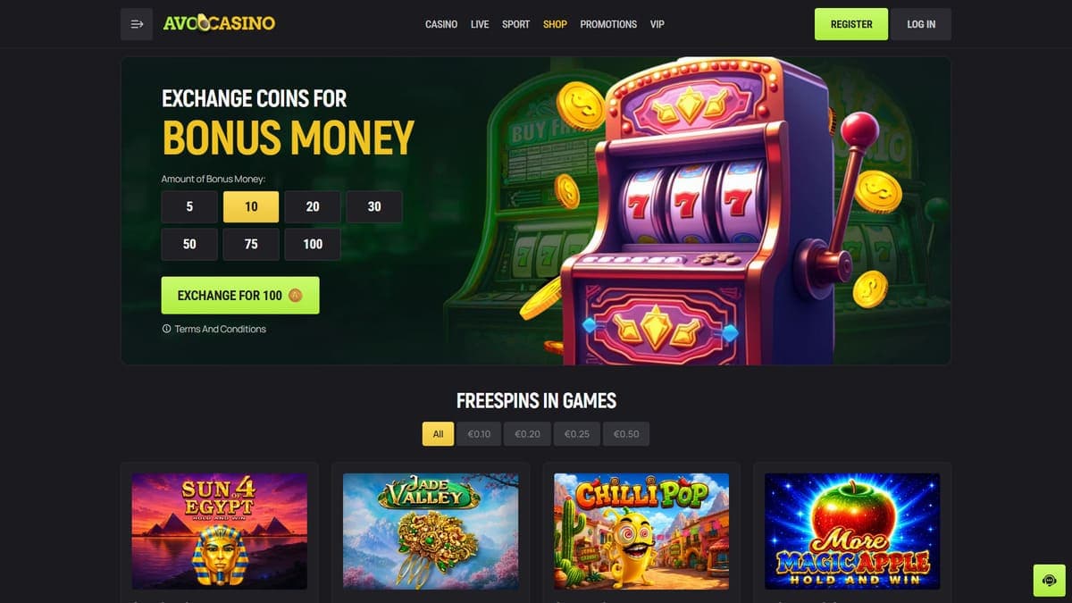 Shop Avocasino Casino