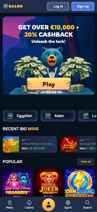 Baloo casino mobile