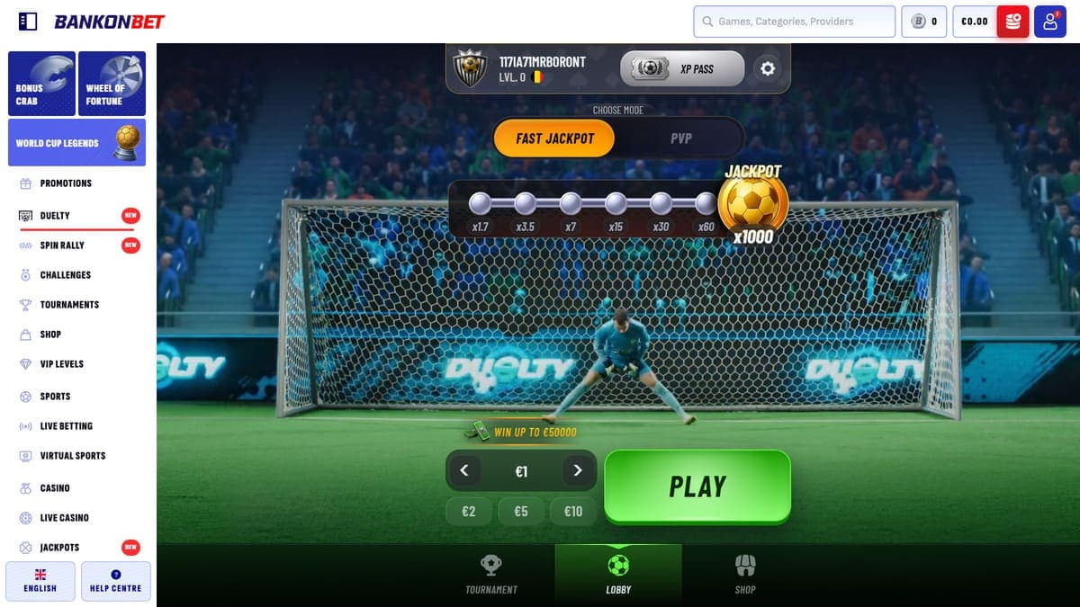 Duelty Bankonbet Casino