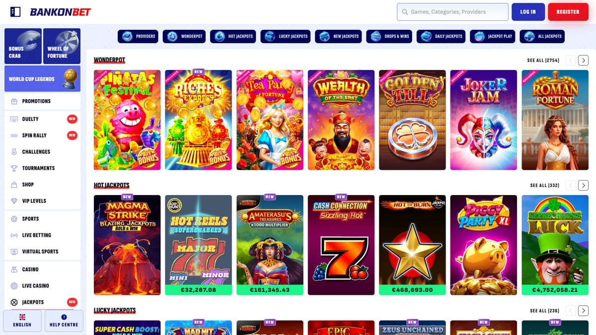 Jackpot Bankonbet Casino