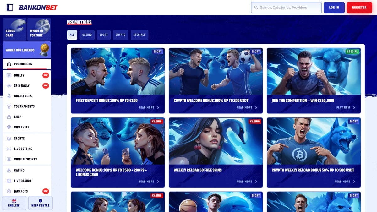 Promos Bankonbet Casino