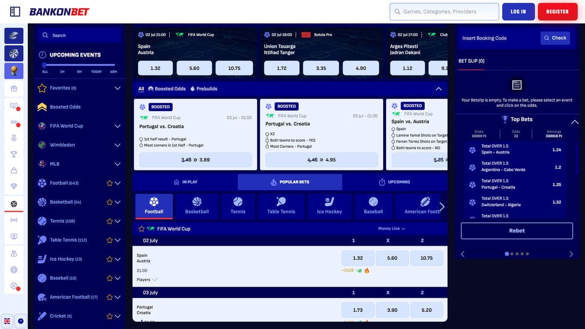 Sports betting Bankonbet Casino