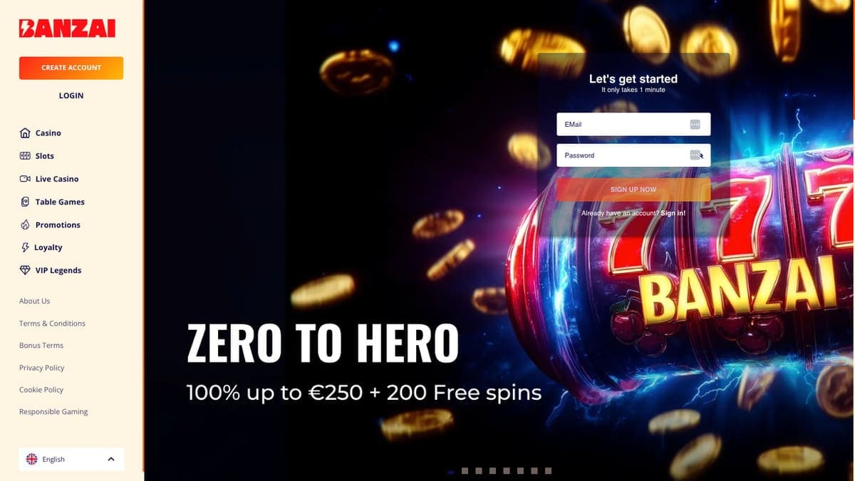 Banzai casino
