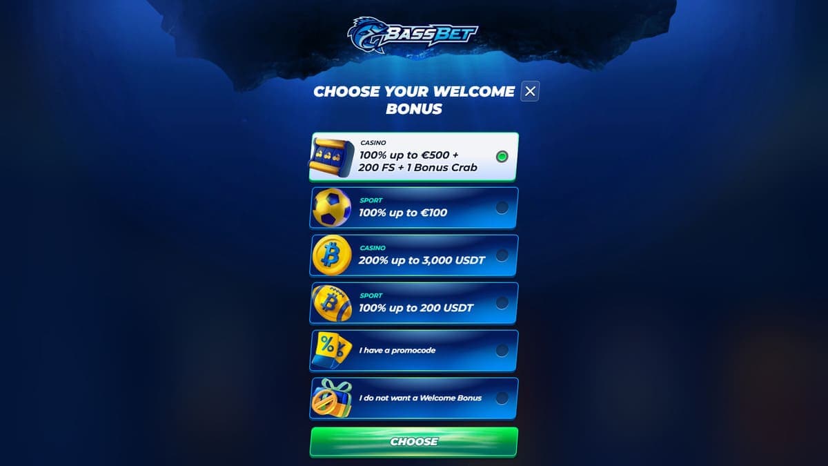Registration Bassbet Casino
