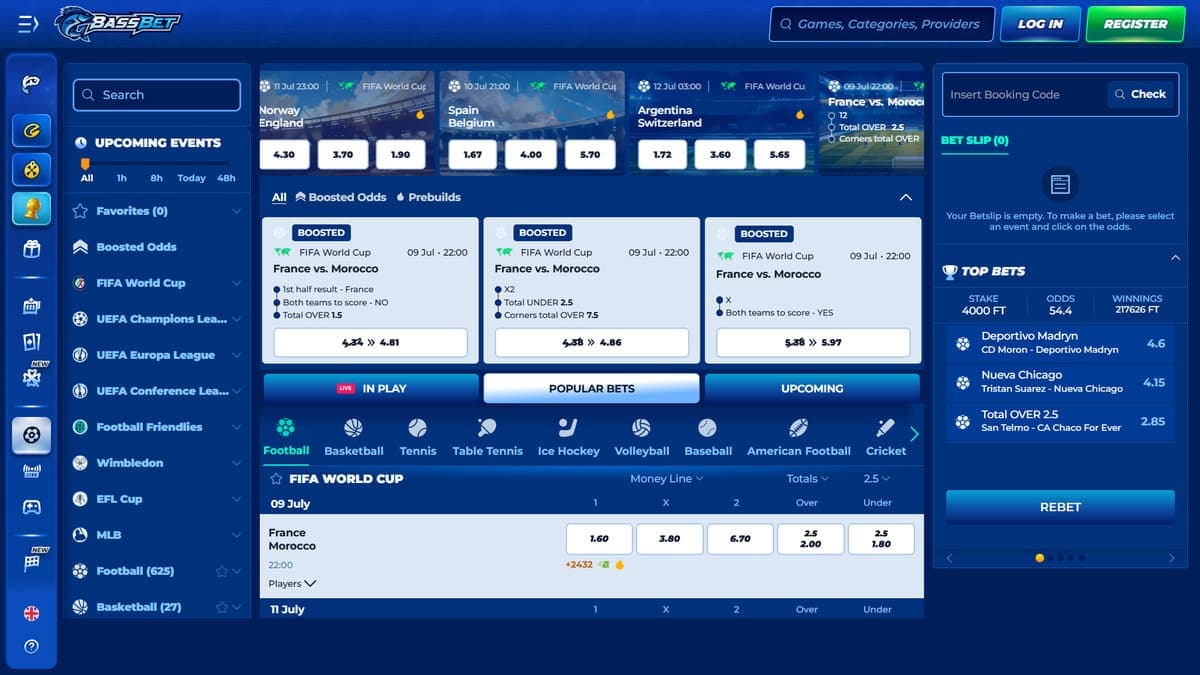 Sports betting Bassbet Casino