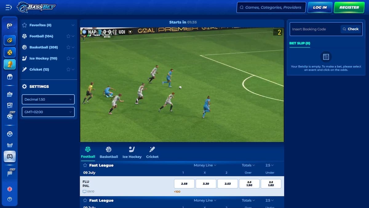 Virtual leagues Bassbet Casino