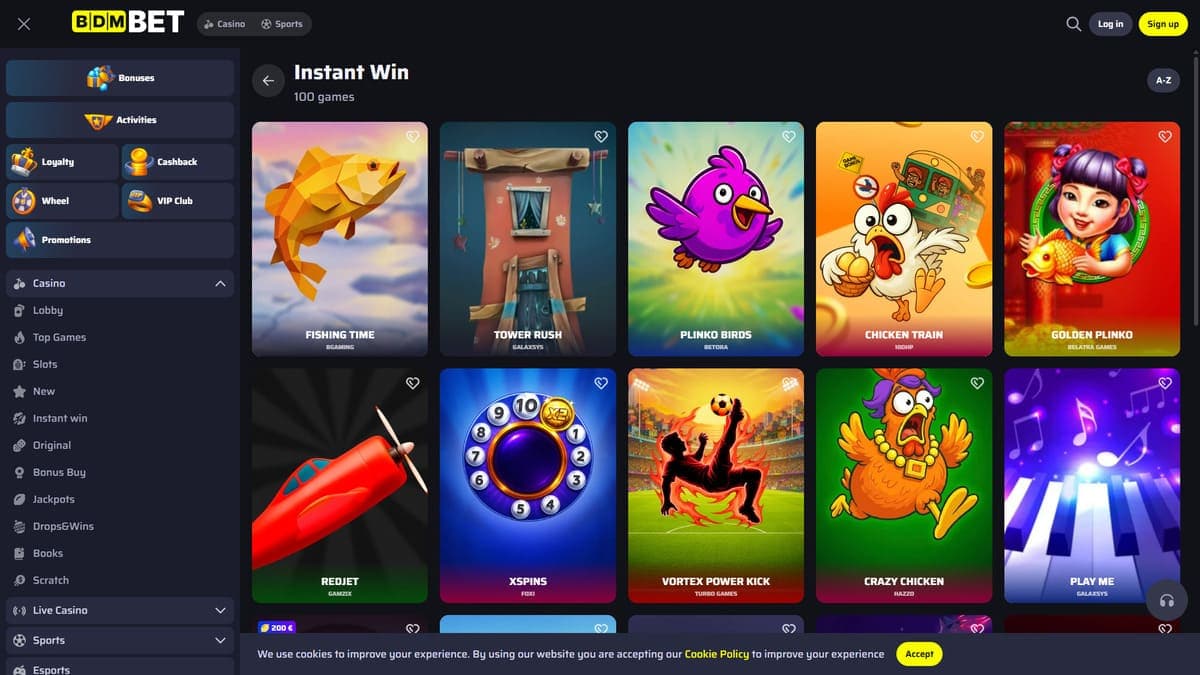 Scratch cards Bdmbet Casino
