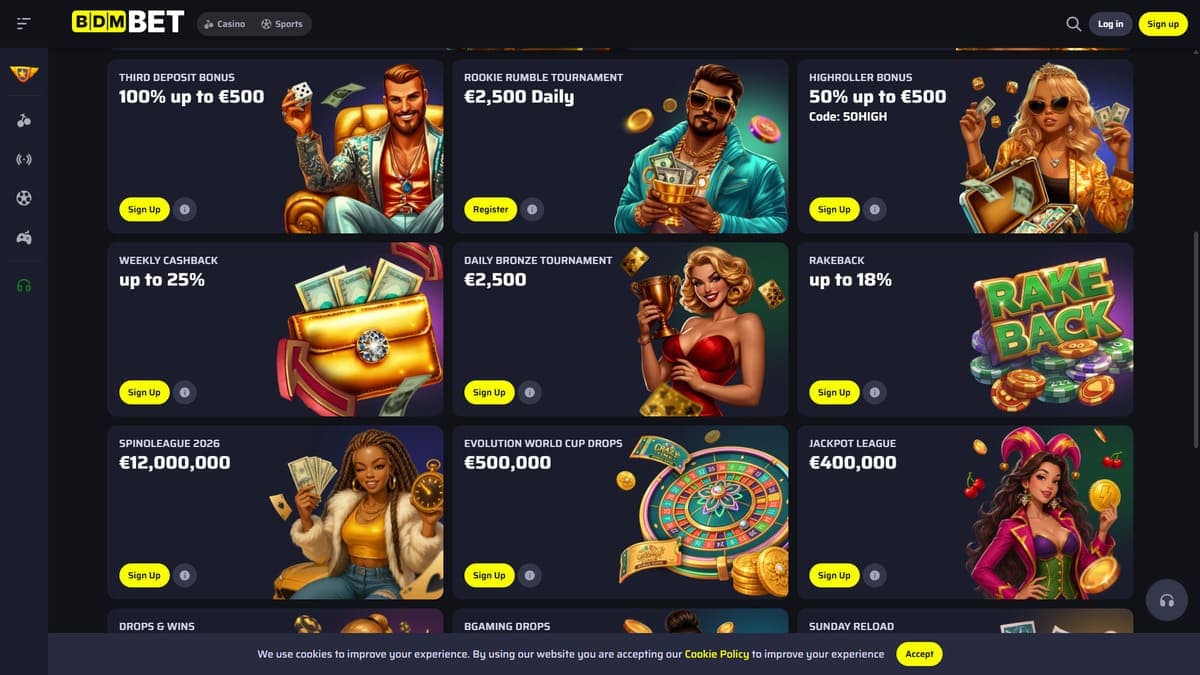 Promos Bdmbet Casino