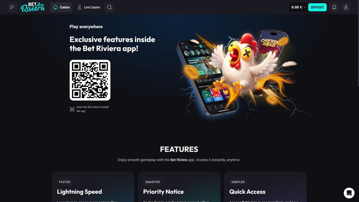 App Bet Riviera Casino