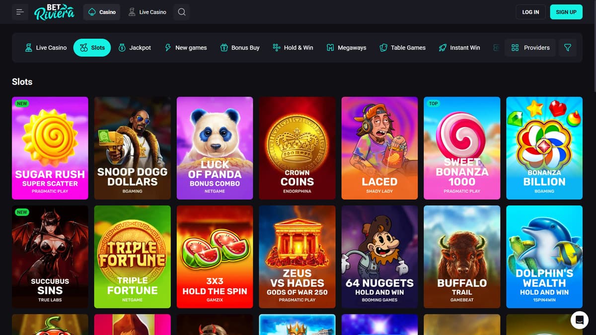 Slots Bet Riviera Casino