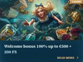 Welcome bonus BetAlice Casino