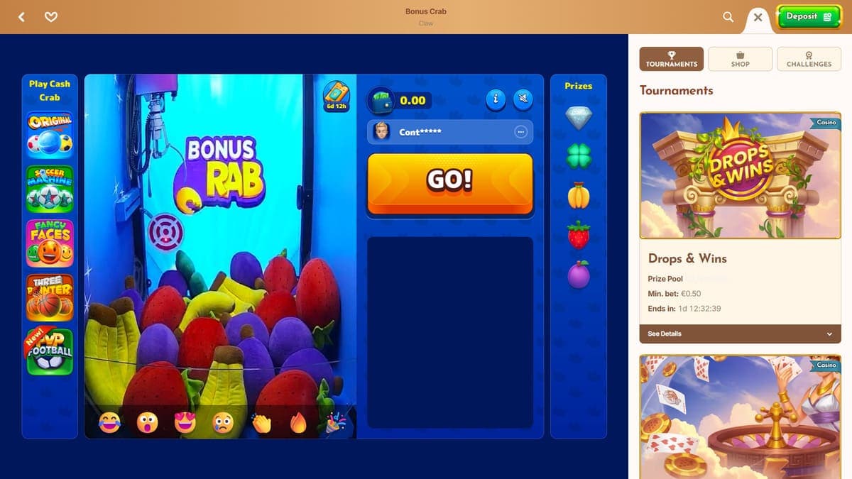 Bonus crab BetHall Casino