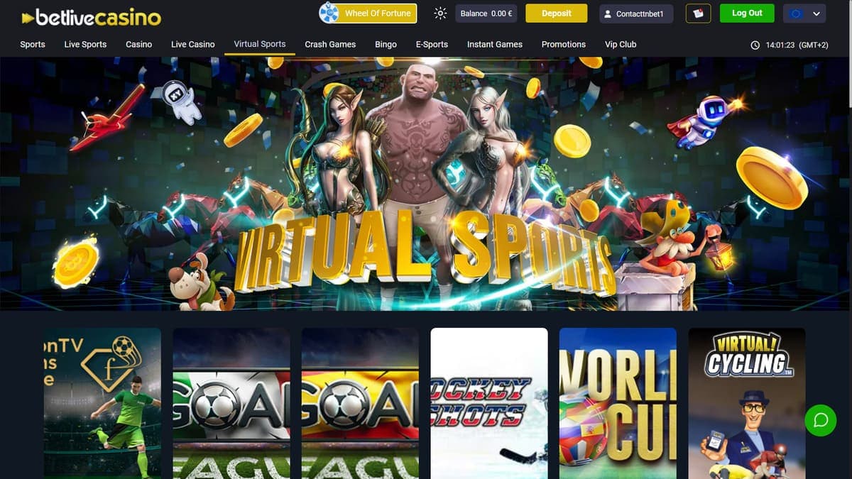 Virtual sports BetLive Casino