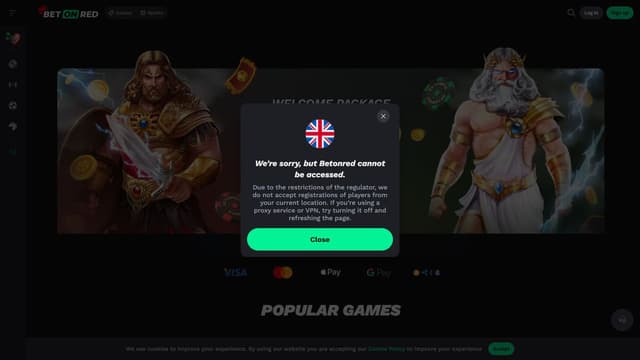 Access impossible Bet on Red casino
