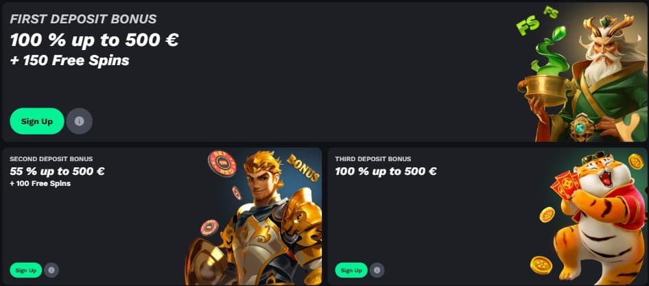 Welcome bonus Bet On Red Casino