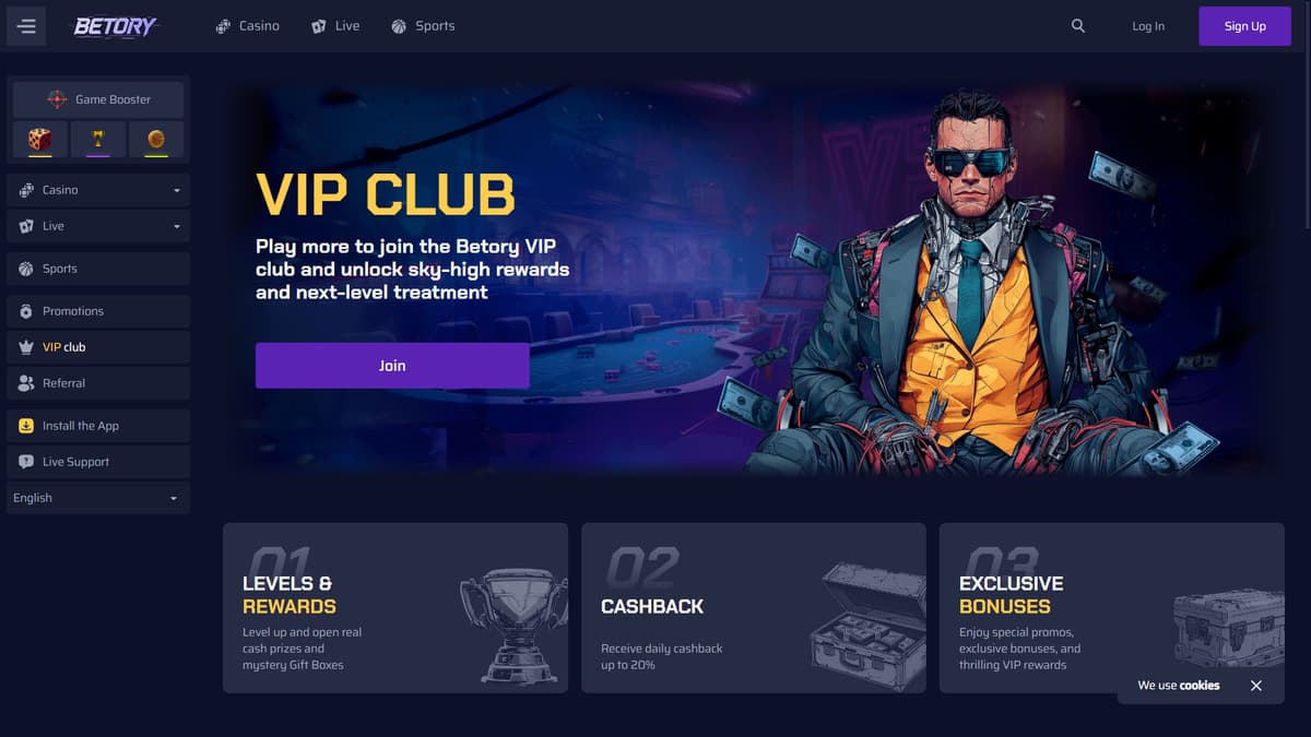 Club VIP Betory Casino