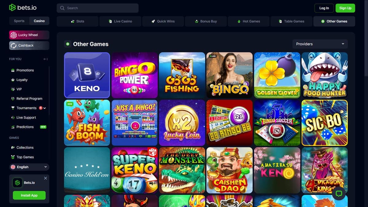 Other games Bet.io Casino