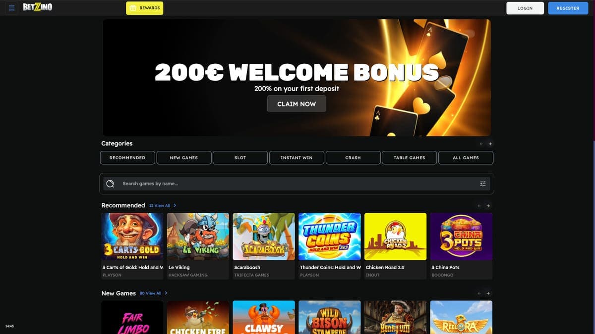 Betzino casino