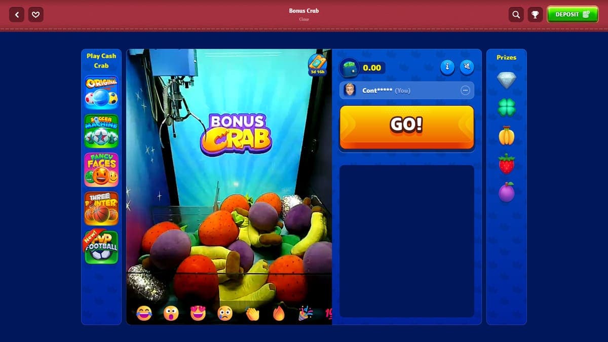 Crab bonus BillyBets Casino