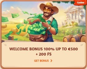 Welcome bonus BillyBets Casino