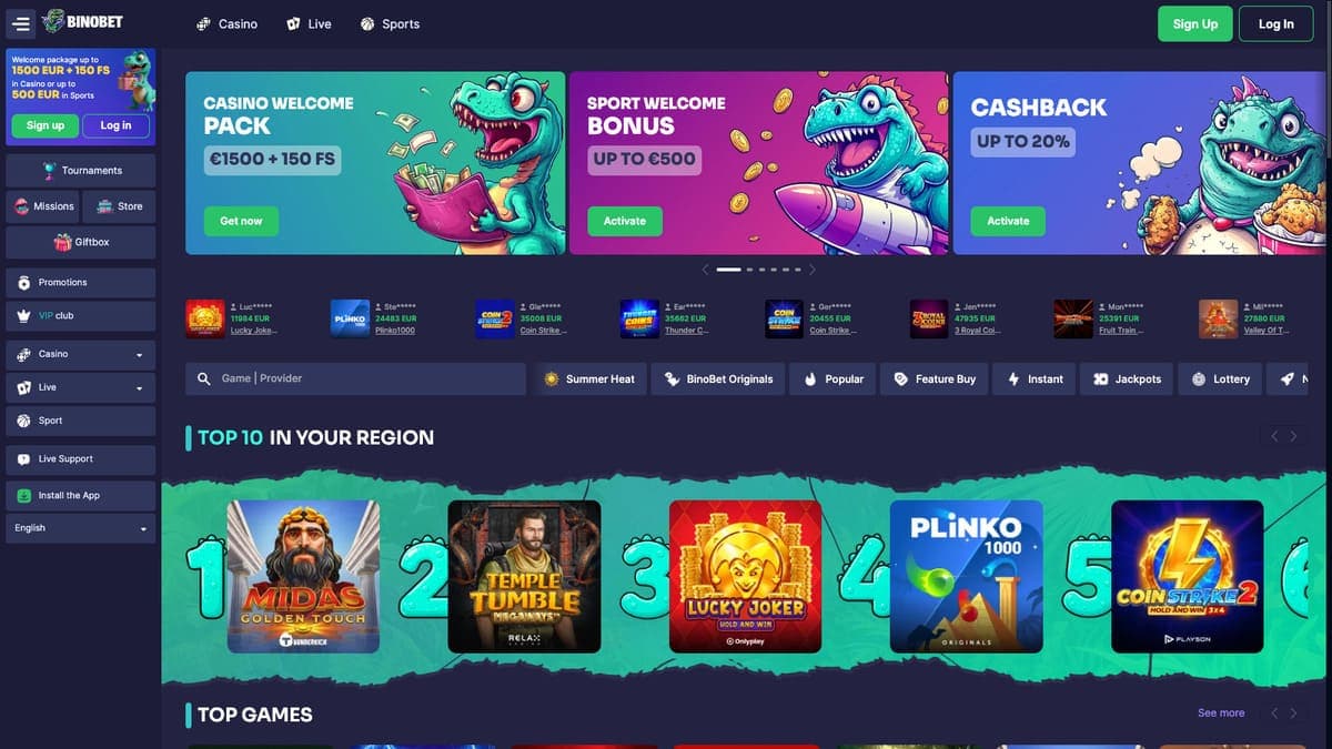 Binobet casino