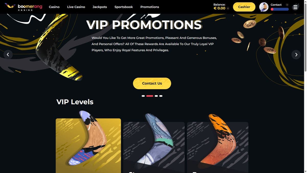 VIP Boomerang Casino