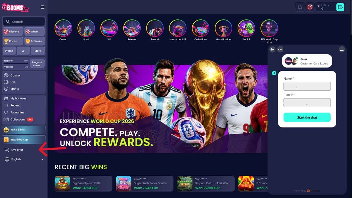 FAQ Boomsbet Casino