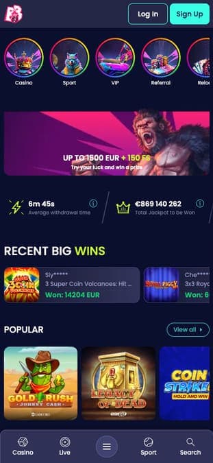 Boomsbet casino mobile