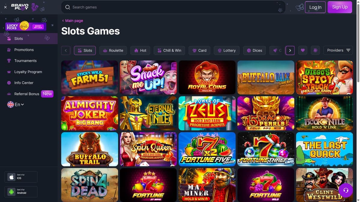 Slots BravoPlay Casino