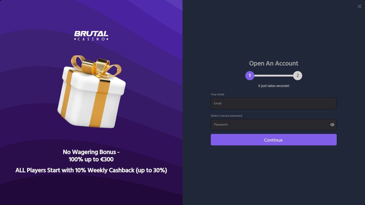 Sign up Brutal Casino