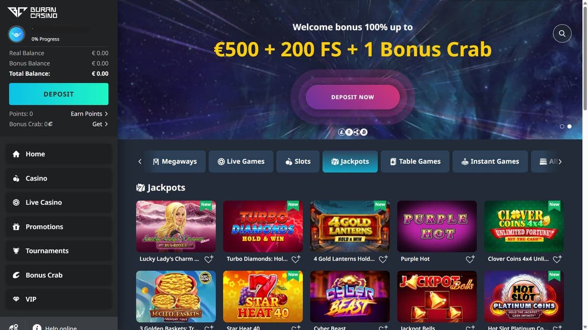 Jackpots Buran Casino