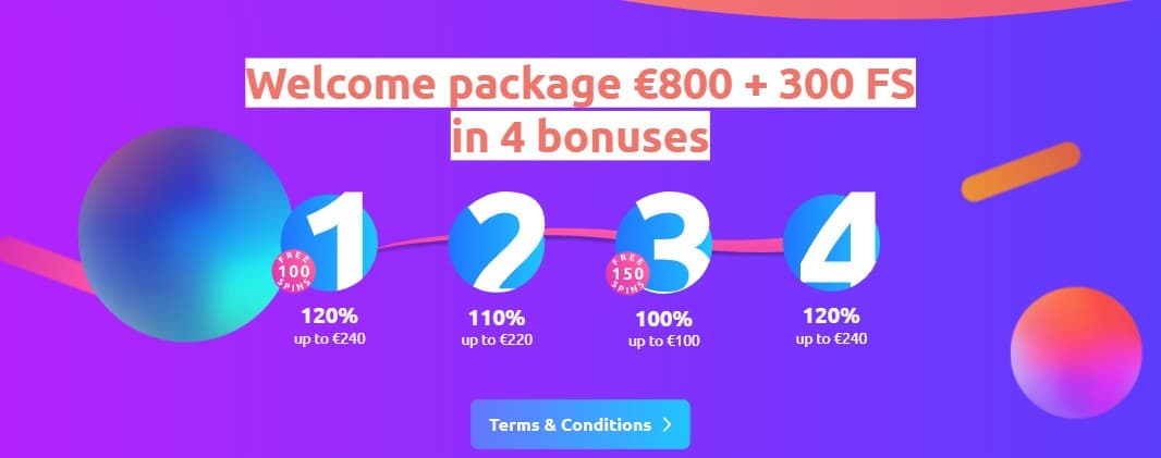 Welcome bonus Cadoola Casino