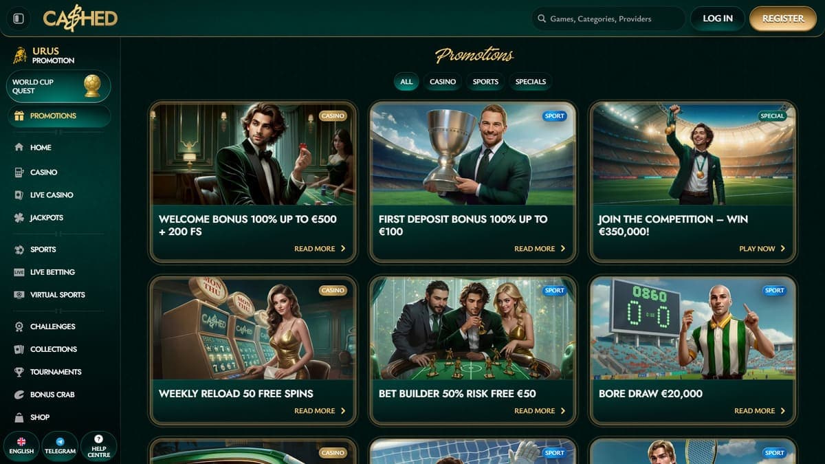 Other promos Cashed Casino
