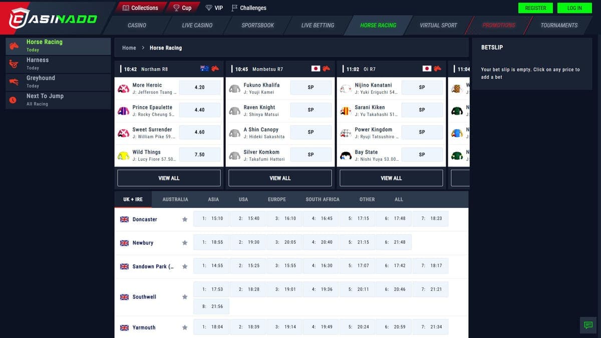 Horse racing Casinado Casino