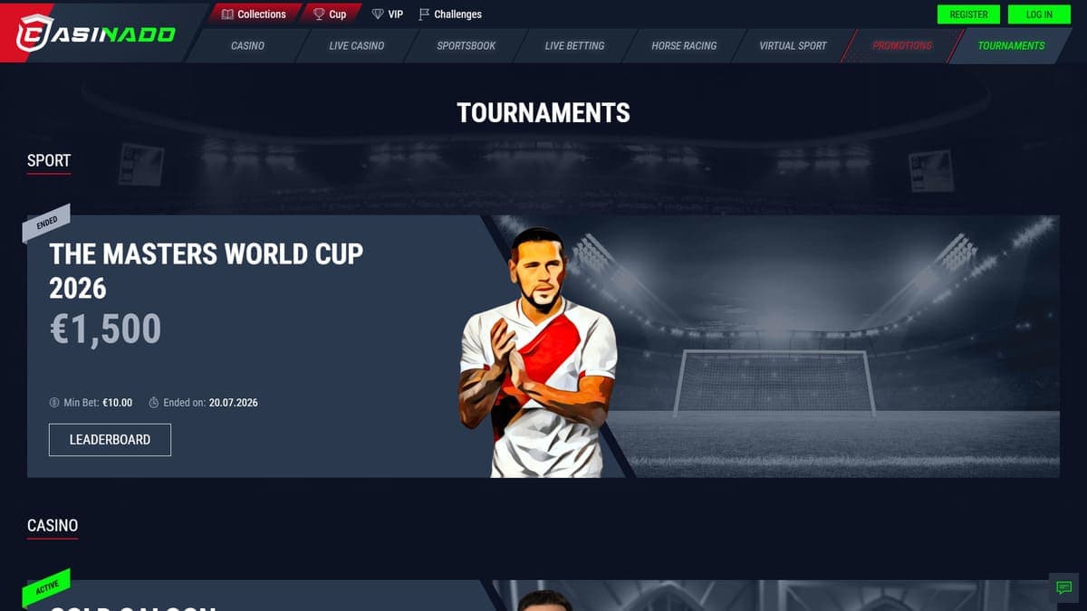 Tournaments Casinado Casino