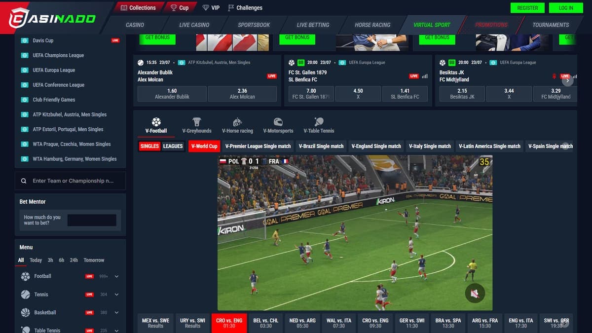 Virtual sport Casinado Casino