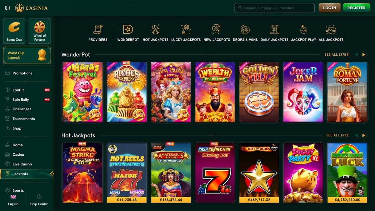 Jackpot Casinia Casino