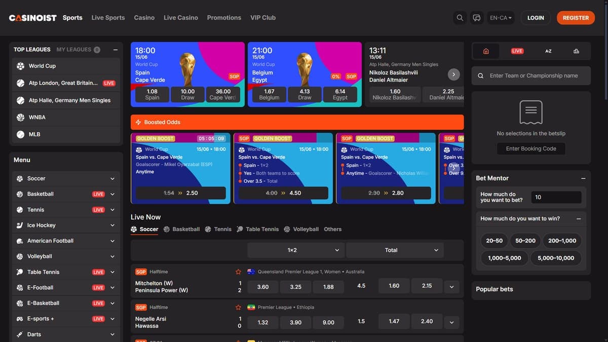 Sports betting Casinoist Casino