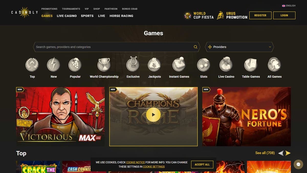 Games Casinoly Casino