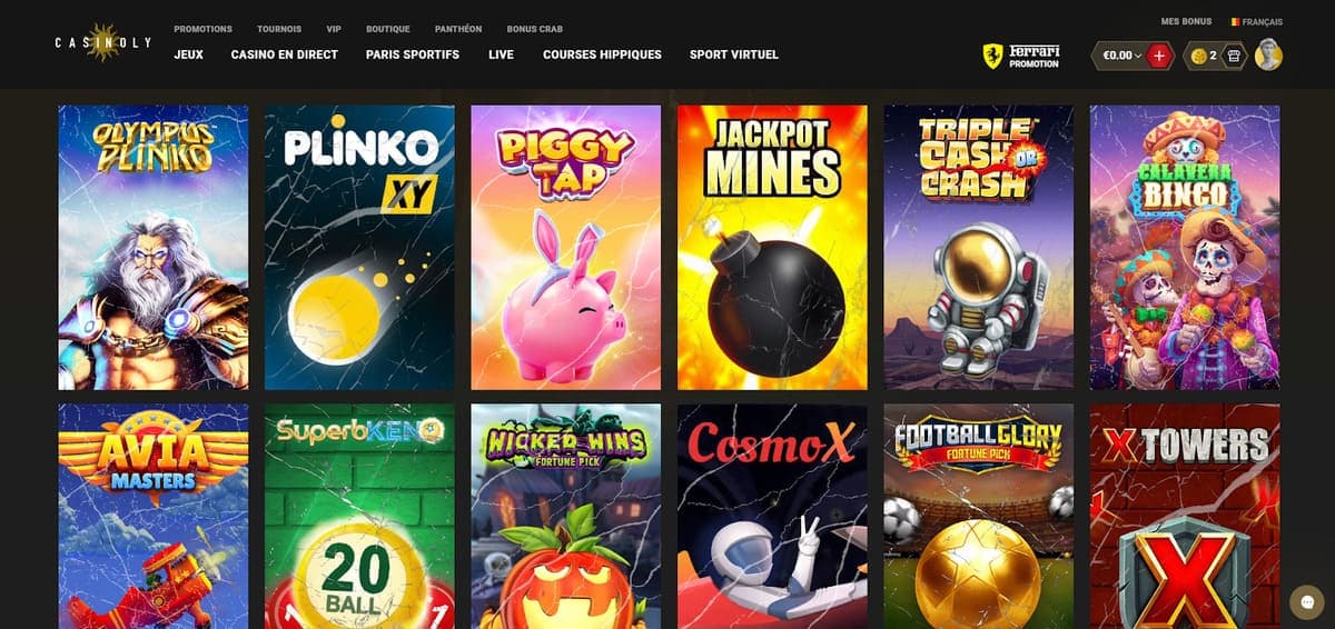 Instant games Casinoly Casino